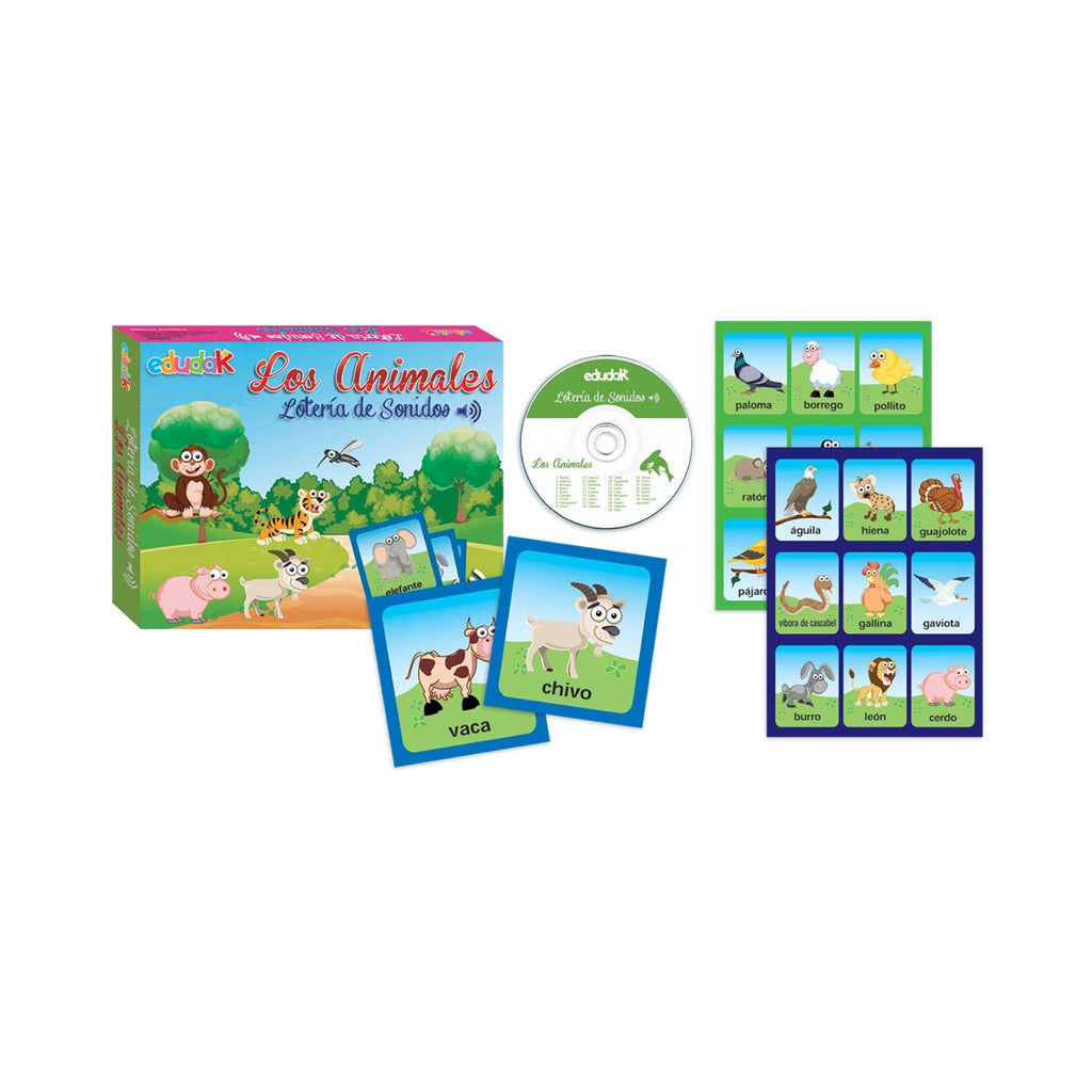LOTERÍA DE SONIDO LOS ANIMALES