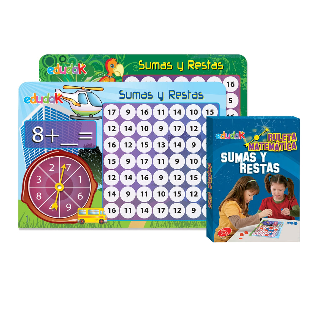 RULETA MATEMÁTICA DE SUMAS Y RESTAS