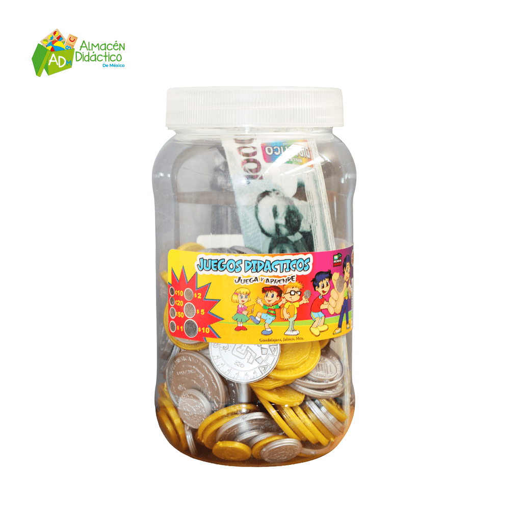 BOTE MONEDA Y BILLETE 150 PZS
