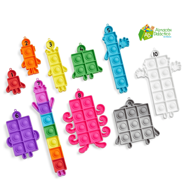 BURBUJAS SENSORIALES NUMBERBLOCKS