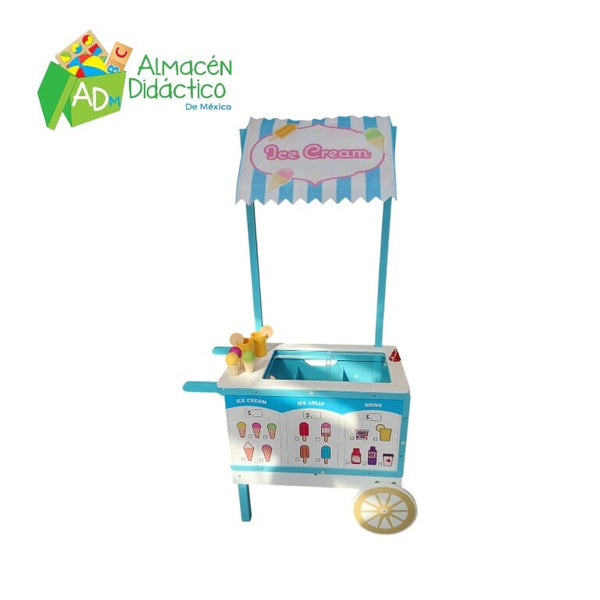 CARRITO 2 EN 1 DE HELADOS Y HAMBURGUESAS