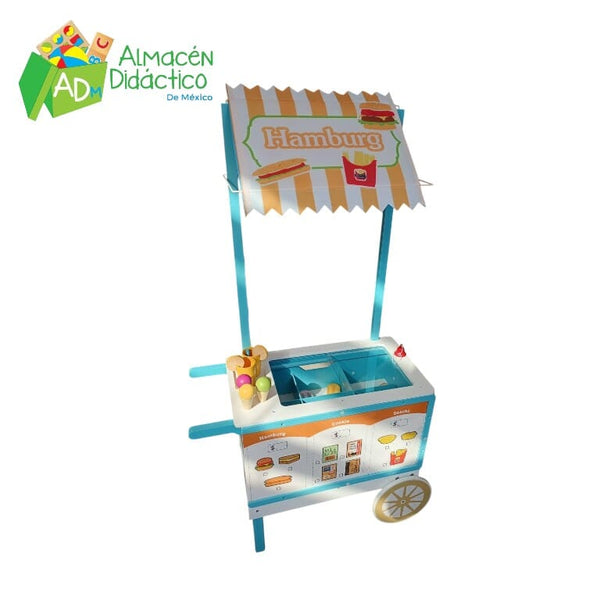 CARRITO 2 EN 1 DE HELADOS Y HAMBURGUESAS
