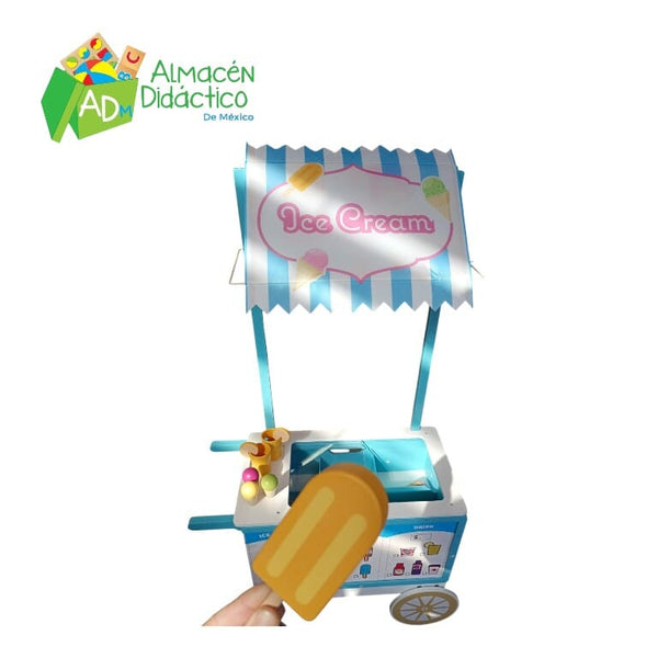 CARRITO 2 EN 1 DE HELADOS Y HAMBURGUESAS