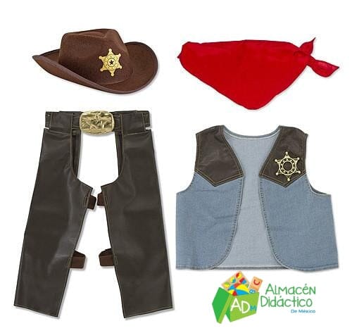 DISFRAZ DE VAQUERO - MELISSA & DOUG - COWBOY