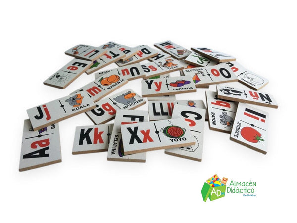 DOMINO DE ABECEDARIO POR ASOCIACIÓN