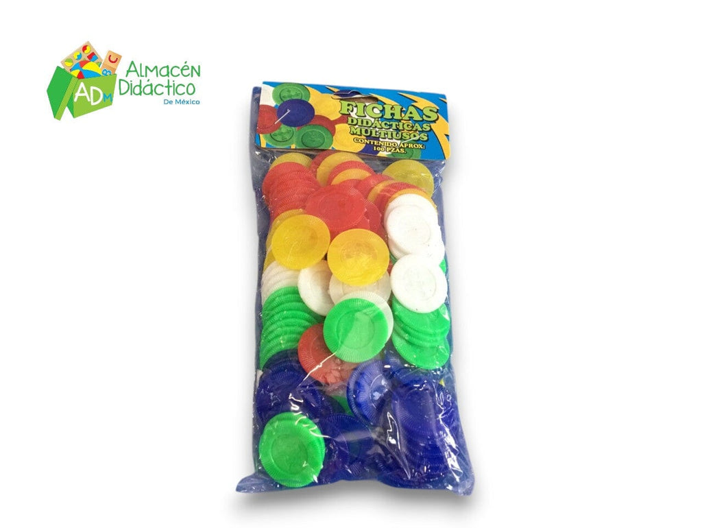 FICHAS SURTIDAS DE COLORES