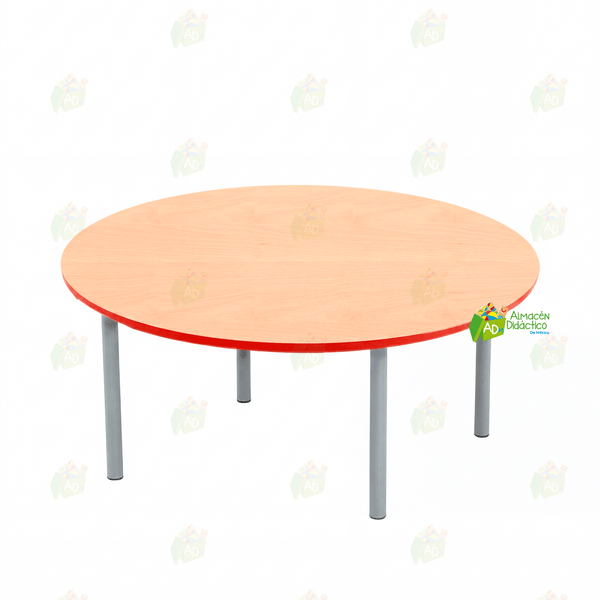 MESA JARDIN DE NIÑOS CIRCULAR COLOR NATURAL (SOBRE PEDIDO)