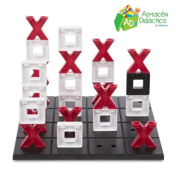 JUEGO DEL GATO EN 3D - MELISSA & DOUG - TIC STAC TOE / STACKABLE NOUGHTS CROSSES GAME