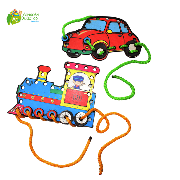JUEGO DE ENSARTE CON 6 PIEZAS- TRANSPORTES