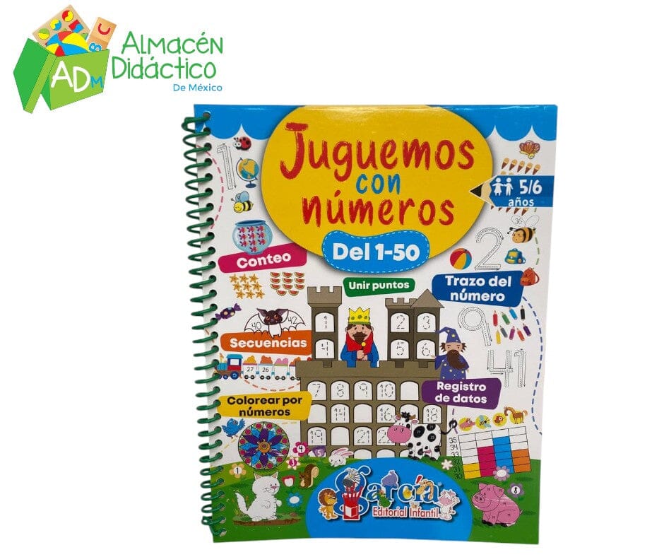 JUGUEMOS CON NUMERO DEL 1 - 50