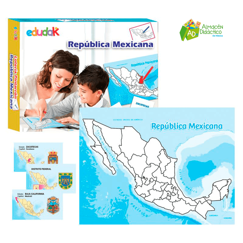 LOTERÍA PINTARRÓN REPÚBLICA MEXICANA