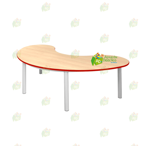MESA MEDIA LUNA ESTRUCTURA TUBULAR (SOBRE PEDIDO)