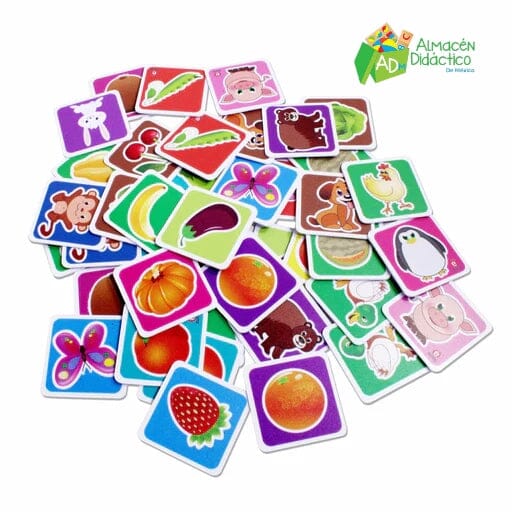 MEMOPARES FRUTAS, VERDURAS Y ANIMALES