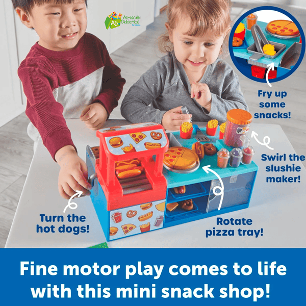 MINI SET ALMACENAMIENTO SNACKS / MINI  SNACK SHOP STORTING SET
