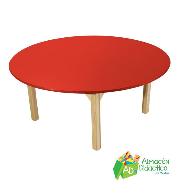 MESA REDONDA MADERA
