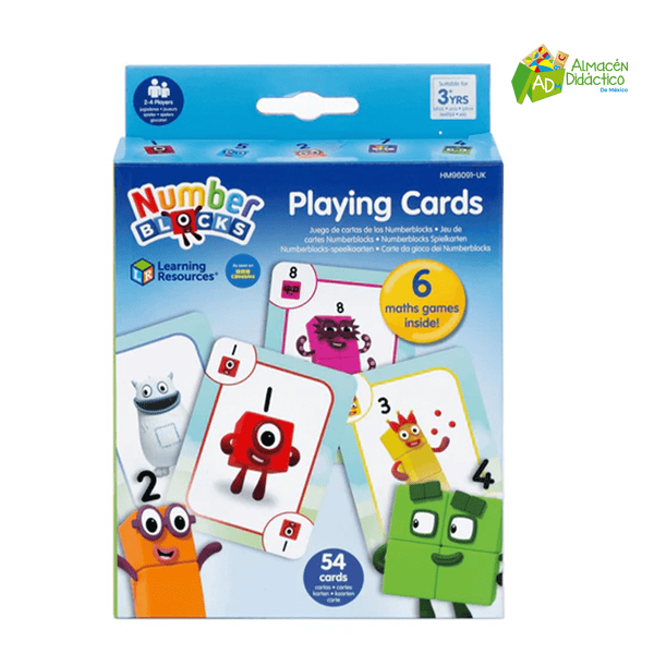 NAIPES NUMBERBLOCKS (JUEGO DE CARTAS)