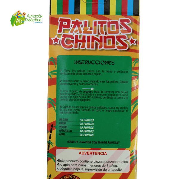PALILLOS CHINOS 23 PZS