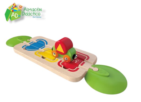 PISTA DE CLASIFICACIÓN DE COLORES Y FORMAS - HAPE - COLOR & SHAPE SORTING TRACK