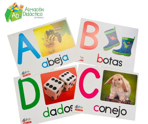TARJETAS - ABECEDARIO ANIMALES Y OBJETOS