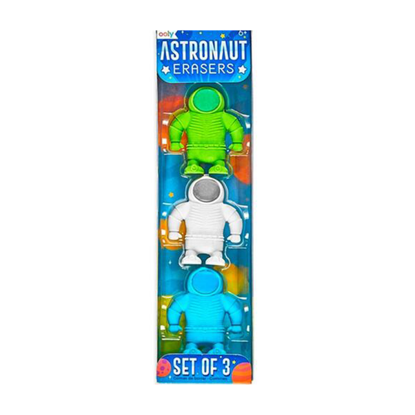 BORRADORES DE ASTRONAUTA 3 PZS
