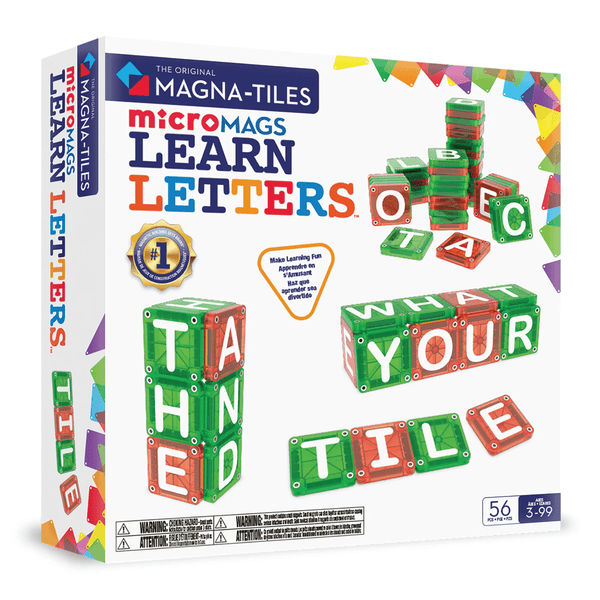 MAGNA-TILES MICROMAGS APRENDER LETRAS 56 PZSS