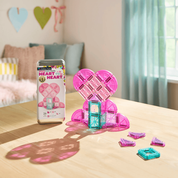 MAGNA-TILES MICROMAGS CORAZÓN A CORAZÓN 26 PZS