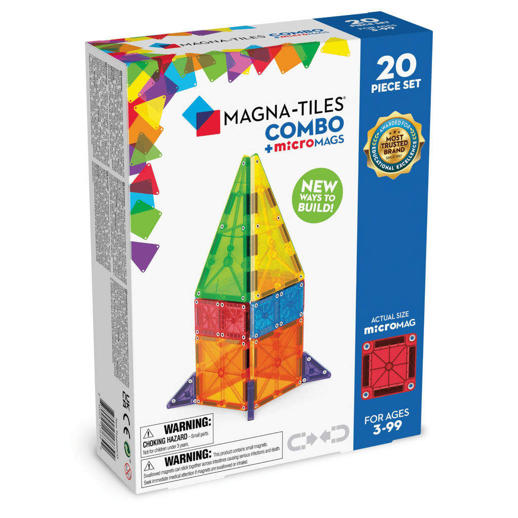 MAGNA-TILES MICROMAGS COMBO SET 20 PZS