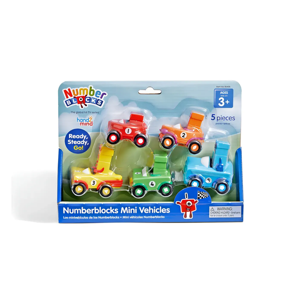 MINI VEHICULOS JUEGO DEL 5 NUMBERBLOCKS