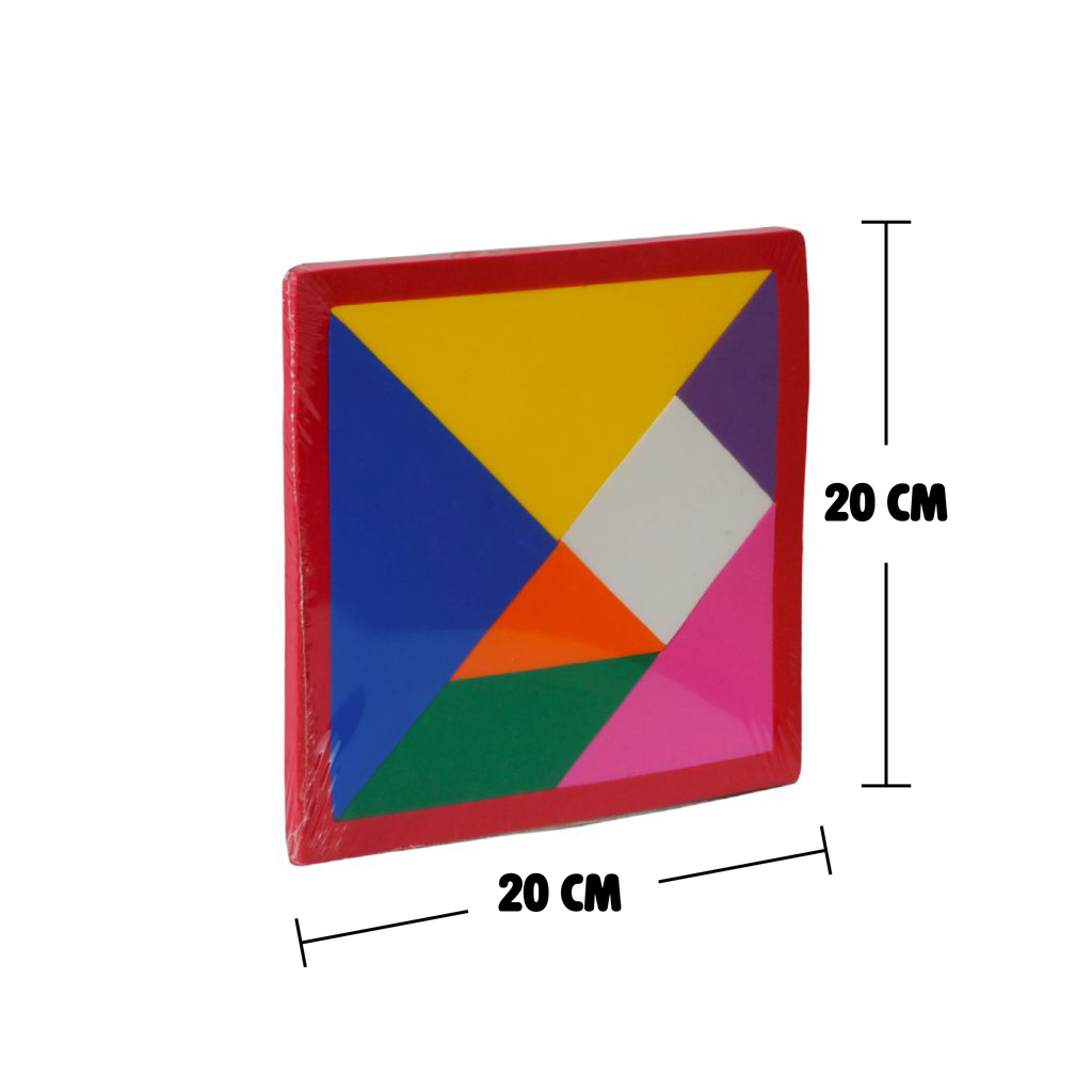 TANGRAM 20X20 MULTICOLOR FOAMY