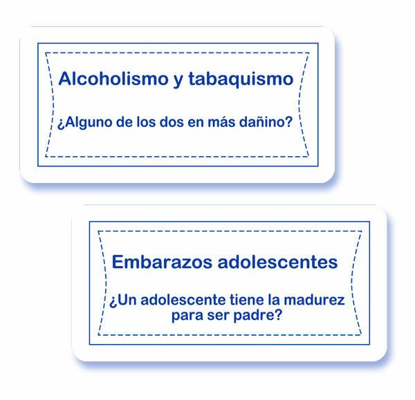 JUEGO DEBATE GRANDES TEMAS