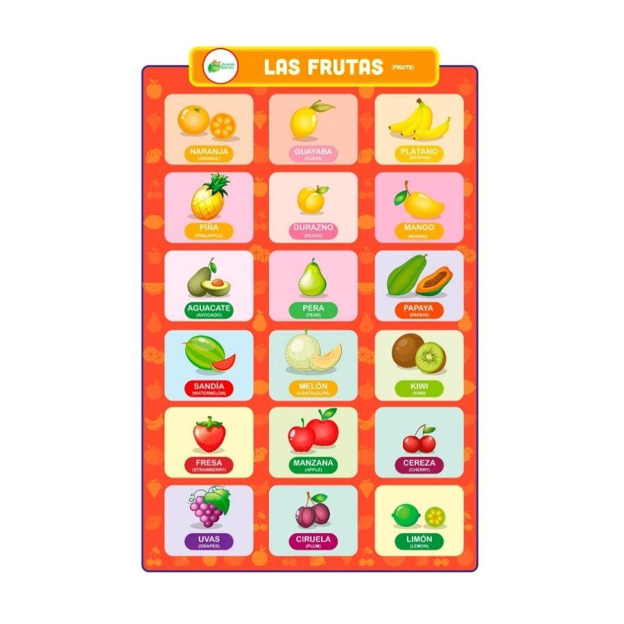 LAMINA FRUTAS Y VERDURAS