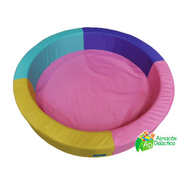 ALBERCA DE PELOTAS REDONDA CHICA "PASTEL CUATRICOLOR"