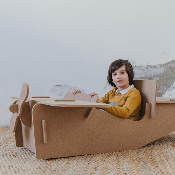 AVION MONTABLE DE MADERA
