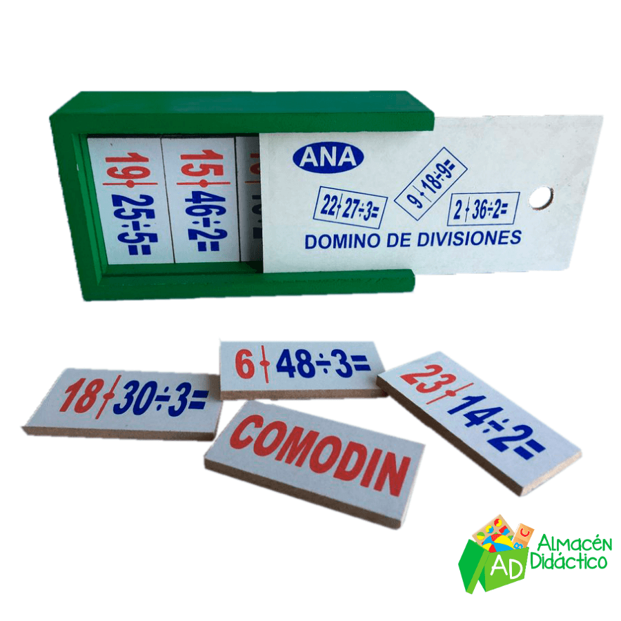 DOMINO DE MADERA DIVISIONES